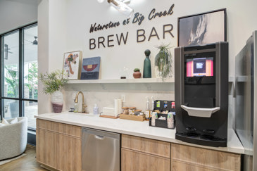 Newly Renovated Clubhouse and Leasing Office With Coffee Bar